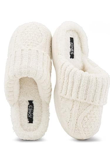 Jones New York Slippers for Women Indoor Cozy Chenille Womens House Slippers - Image 1