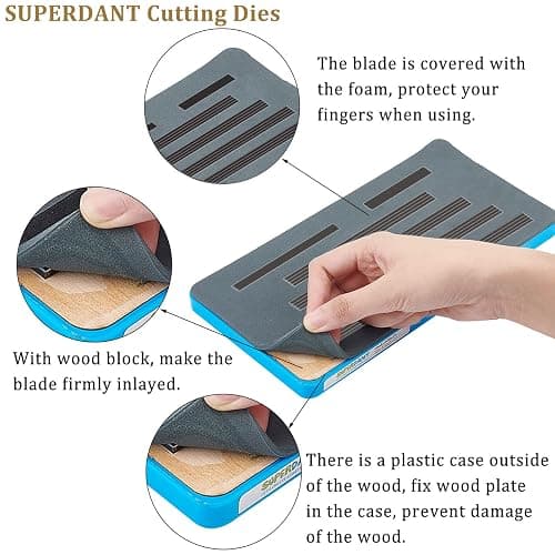 SUPERDANT Leather Earring Dies 4 Styles - Large Size Tassel Die Cutting Machine for DIY Crafters thumbnail 4