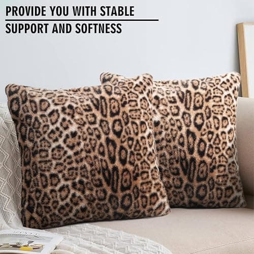 VorErgyllic Gaming Pillow Cushion Covers Gamer Gifts for Boys 45 X 45 Decorative 2pcs Game Pillow Cases for Gamers Living Room Bedroom Sofa Chair Cushion Covers Home Decor (Leopard) thumbnail 7