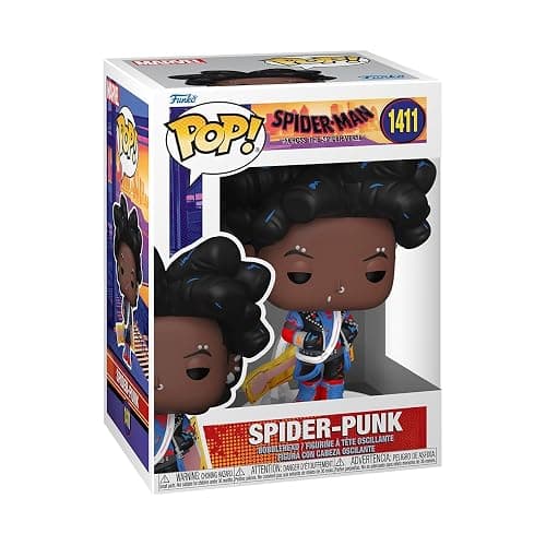 Funko POP! Marvel: Spider-Man Across The Spider-Verse - Spider-Punk - Unmasked - Collectable Vinyl Figure - Gift Idea - Official Merchandise - for Kids & Adults - Movies Fans - Image 1