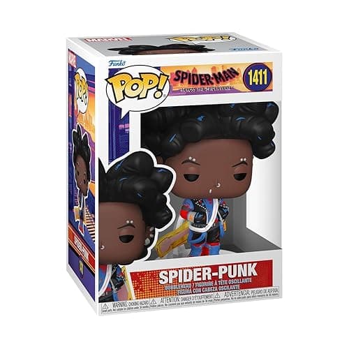 Funko POP! Marvel: Spider-Man Across The Spider-Verse - Spider-Punk - Unmasked - Collectable Vinyl Figure - Gift Idea - Official Merchandise - for Kids & Adults - Movies Fans