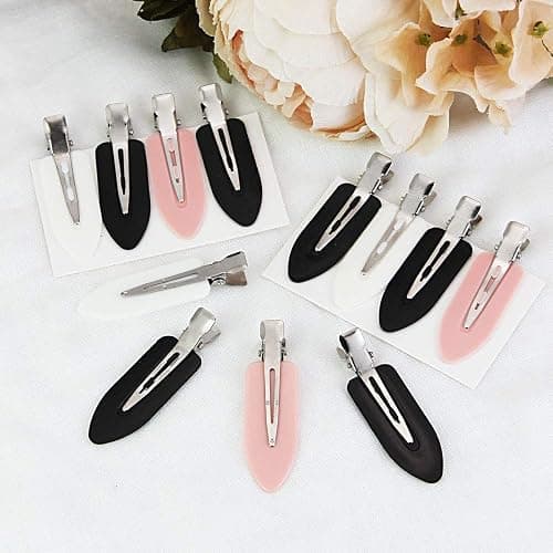 Gingbiss 20 Pcs No Bend Hair Clips, No Crease Hair Clips Curl Pin Clips with Storage Box for Hairstyle Bangs Waves Makeup Application thumbnail 5