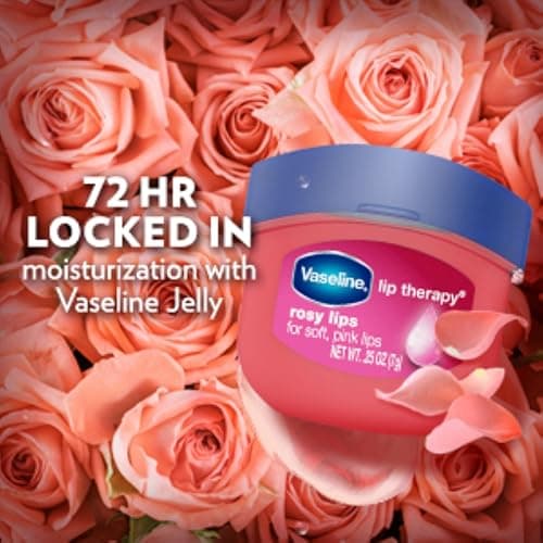 Vaseline® Lip Therapy® Rosy Lips Mini, Long-lasting moisturization with a light rosy fragrance and color. thumbnail 3