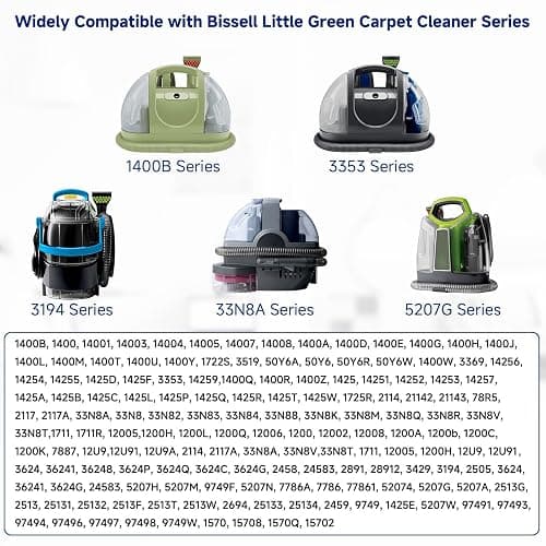 1400B 3353 for Bissell Little Green Carpet Cleaner Brush Attachment – 3" Tough Stain Brush Tool for 1400B 3353 Series, Multi-Surface Portable Deep Cleaner Parts thumbnail 8