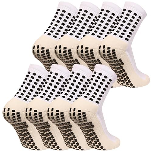 fjberrtsat Men's Socks Soccer Non Skid Ball Football Socks Anti-Slip Athletic Non Slip Pads for Basketball Sports Sock - Image 1