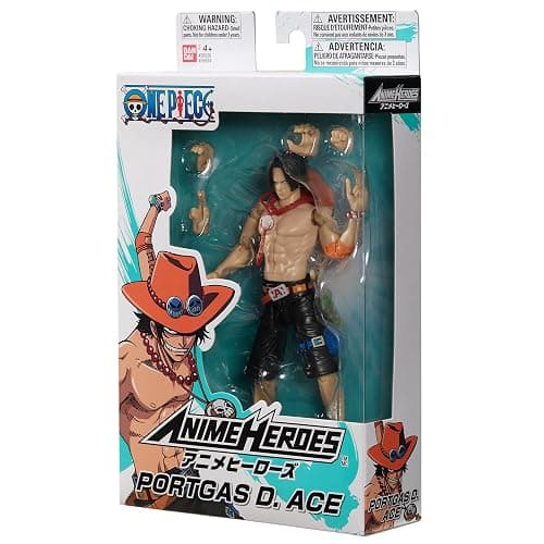 ANIME HEROES - One Piece - Portgas D. Ace Action Figure | One Piece 6 Inch Action Figure Anime Heroes - Portugas D Ace thumbnail 3