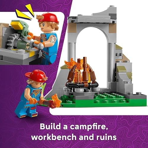 LEGO Fortnite Peely & Sparkplug’s Camp Kids Toy - Pretend Play and Video Game Building Set for Girls & Boys, Ages 7+ - Fortnight Toy Figures Peely, Sparkplug, & More - Gift Idea for Birthdays - 77075 thumbnail 3