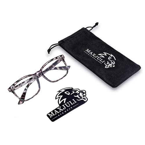 MAXJULI Blue Light Blocking Glasses,Computer Reading/Gaming/TV/Phones Glasses for Women Men(Leopard) thumbnail 5