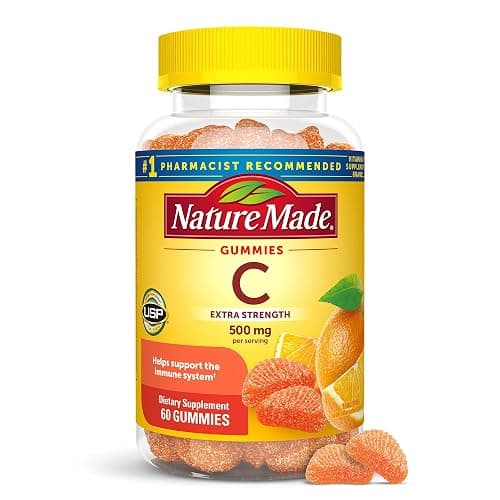 Nature Made Extra Strength Dosage Vitamin C 500 mg per serving, Dietary Supplement for Immune Support, 60 Gummies, 30 Day Supply thumbnail 9