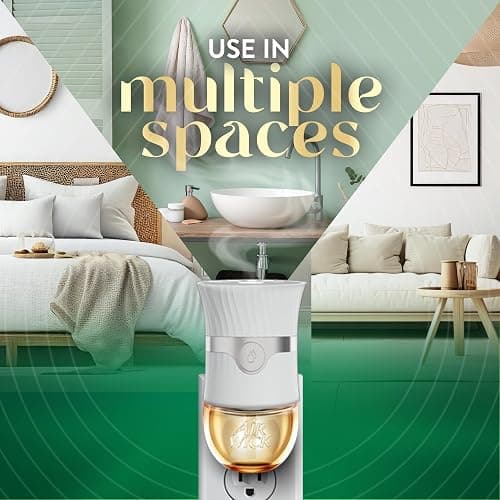 Air Wick Plug in Scented Oil Advanced Gadget, 4 Count, Room Freshener, Air Freshener, Essential Oils, White thumbnail 5