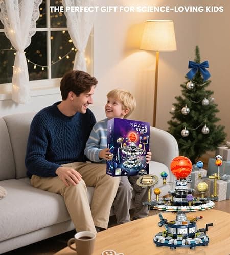 Loyratche Rotatable Solar System Building Set, Space Exploration Building Blocks Set, Solar System Toys for Birthday for Teens Ages 14+ (963pcs) thumbnail 9