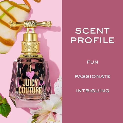 Juicy Couture I Love Juicy Couture Eau De Parfum, Women's Perfume with Notes of Candy Apple, Tiger Lily & Patchouli - Fruity & Floral Perfume for Women, EDP Spray thumbnail 4