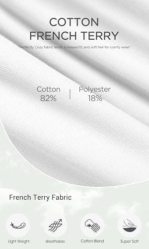ODODOS Women's Sweat Shorts with Pockets Cotton French Terry Drawstring Summer Workout Casual Lounge Shorts thumbnail 6