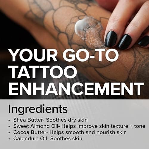 Mad Rabbit Tattoo Balm & Aftercare Cream- Color Enhancement that Revives Old Tattoos, Hydrates New Tattoos, Made With Clean Ingredients + Petroleum Free, Daily Tattoo Lotion Moisturizer & Brightener thumbnail 2