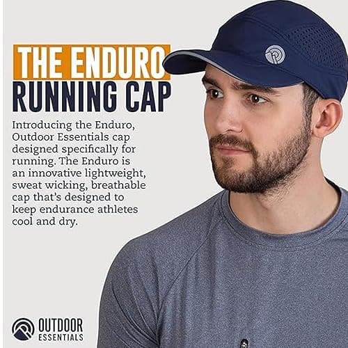 OutdoorEssentials Running Hat - Breathable Running Hats for Women & Men - Jogging Exercise Hiking Cap - Trail Baseball Tennis thumbnail 2