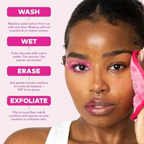 The Original MakeUp Eraser PRO, Effortlessly Remove All Makeup Using Only Water, Including Waterproof Mascara, Eyeliner, Foundation, Lipstick, Sunscreen thumbnail 7