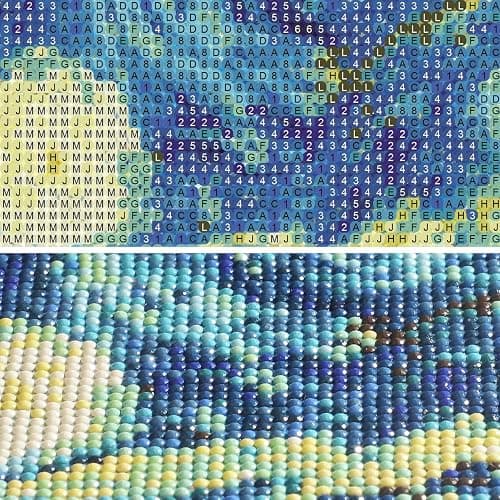 5D Diamond Painting Kit Completo, Pittura Diamante Cielo Stellato per Bambini DIY Strass Ricamo a Punto Croce Decorazione per Casa 30x40cm thumbnail 5