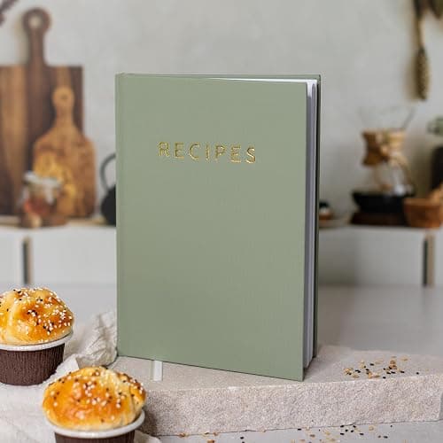 Aesthetic Blank Recipe Book To Write In and Organize Your Own Recipes | The Perfect Waterproof Notebook - Beautiful Blank Cookbook to Keep Everything Organized thumbnail 7