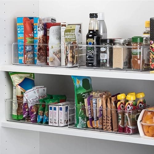 changshengda Fridge Storage Organiser- 6 Pack (3 Sizes) Fridge Organisers Stackable, Fridge Organisers for Pantry, Freezer, Cabinet, Drawer thumbnail 4