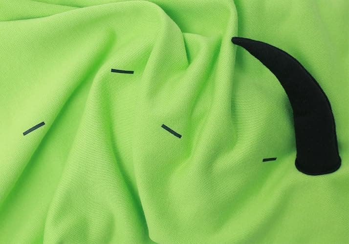 C-ZOFEK Cosplay Hoodie Jacket Mens Womens Green Coat with Ears for Christmas Costume thumbnail 6