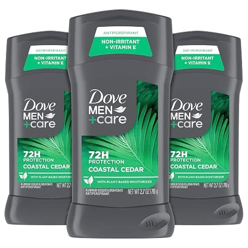 Dove Men+Care Antiperpirant 3 Pack Coastal Cedar Deodorant for Men 2.7oz - Image 1