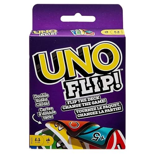 Mattel Uno Original and Uno Flip Card Games, Combo Pack of 2 thumbnail 4