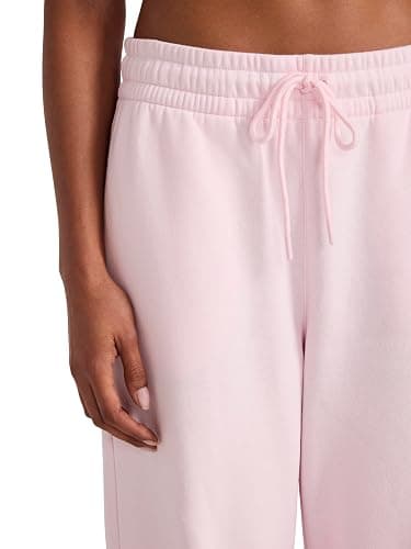 Reebok Womens Tonal Wide Leg Sweatpant, Standard Fit, 30” Inseam, Midweight Cotton-Poly Fabric thumbnail 4