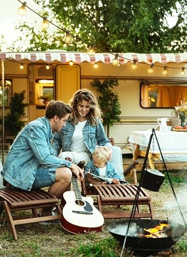 Brightown 58FT Solar String Lights Outdoor, IP65 Waterproof, Remote, Timer | Patio Lights with 17 LED Shatterproof Bulbs, 3 Light Modes, Dimmable, Outside Light for Backyard Porch Yard Party Xmas Decor thumbnail 5