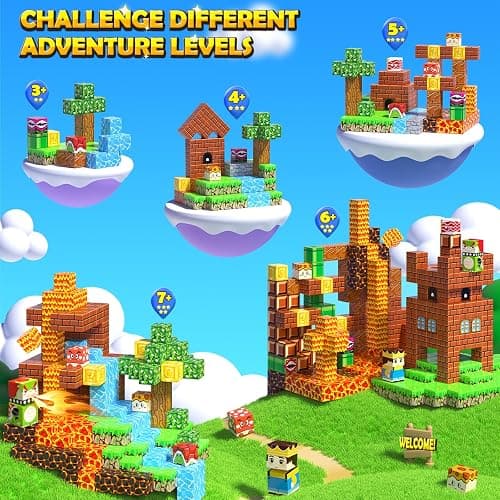 100PCS Magnetic Blocks Magnetic Building Blocks Sensory Toys for Kids Ages 3-5 6-8 8-12 Kids Game Toys for 3+ Year Old Boys & Girls, 3 4 5 6 7 8 9 10 Year Old Boy Birthday Gift Stocking Stuffers thumbnail 5