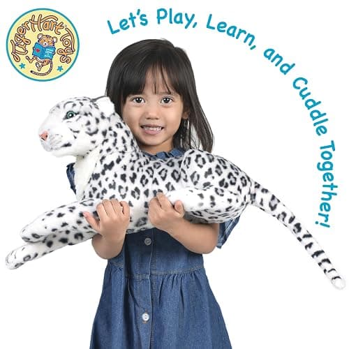 Sinovia The Snow Leopard - Squeeze Me! - 17 Inch Stuffed Animal Plush thumbnail 5