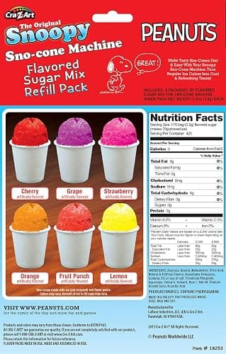 Snoopy Snow Cone Maker Refill 3 oz thumbnail 2