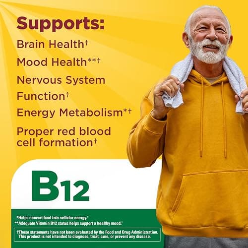Nature Made Vitamin B12 1000 mcg, Dietary Supplement for Energy Metabolism Support, B12 Vitamins 1000 mcg, 150 Softgels, 150 Day Supply thumbnail 2