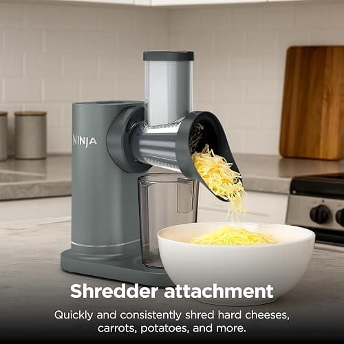 Ninja NeverClog 3-in-1 Juicer, Slicer & Shredder, 32oz Vessel, JC152 | NeverClog auger juices non-stop, plus slicing & shredding attachments. Total Pulp Control, 32-oz vessel, dishwasher safe thumbnail 5