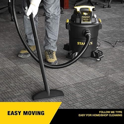 Stanley - SL18116P Wet/Dry Vacuum, 6 Gallon, 4 Horsepower Black thumbnail 7