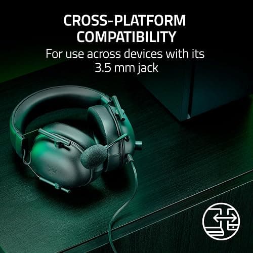 Razer BlackShark V2 X Xbox Gaming Headset: 50mm Drivers - Cardioid Mic - Lightweight - Comfortable, Noise Isolating Earcups - for Xbox Series X, Series S, PS5, PC, Switch via 3.5mm Audio Jack - Black thumbnail 7