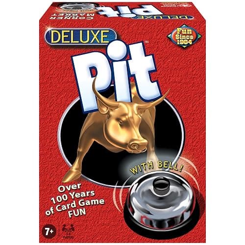 Deluxe Pit by Winning Moves Games USA, Loud and Raucous Party Game for 3 to 8 Players, Ages 7 and Up - Image 1