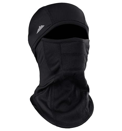 Balaclava Ski Mask - Winter Face Mask for Men & Women - Cold Weather Gear for Skiing, Snowboarding & Motorcycle Riding - One Size - Black - Image 1