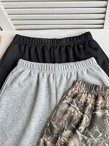 RoseSeek Girl's 3 Packs Camo Shorts Elastic Waist Mini Mid Rise Athletic Summer Shorts thumbnail 5