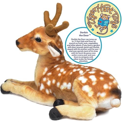 TigerHart Dorbin The Deer - 21 Inch Stuffed Animal Plush thumbnail 4