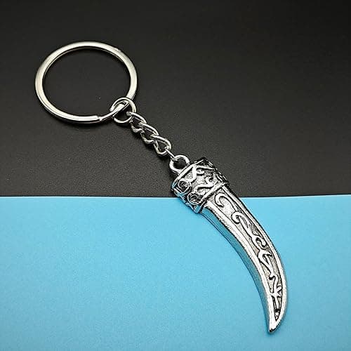 IZROLO Hip Hop Punk Style Alloy Wolf Tooth Keychain Pendant Keyring Car Keychain Sweater Pendant, etc thumbnail 5