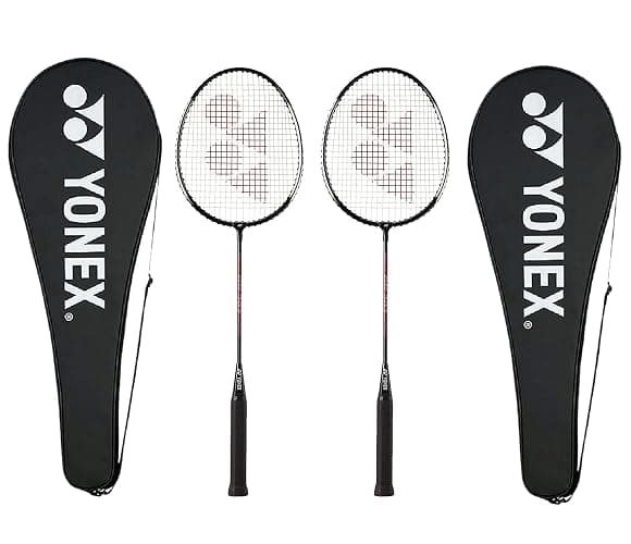 Yonex GR 303 Combo Badminton Racquet with Full Cover, Set of 2 - Image 1