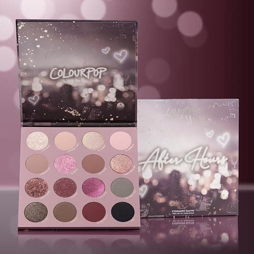 ColourPop After Hours Eyeshadow Palette - Smokey Mauve Makeup Palette with Metallic, Matte, Glitter & Matte Sparkle Finishes - Buildable, Blendable & High-Pigment Formula (0.65 oz) thumbnail 5