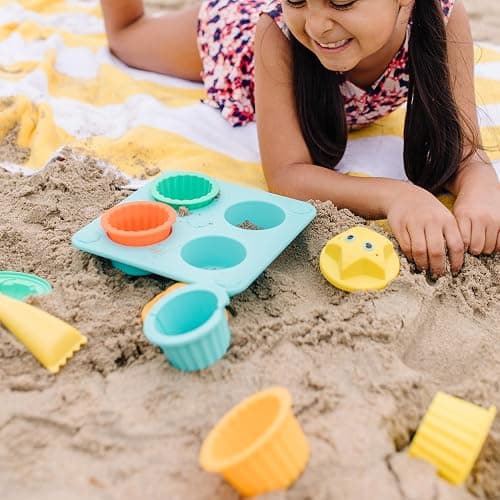 Melissa & Doug Sunny Patch Seaside Sidekicks Sand Cupcake Play Set thumbnail 2