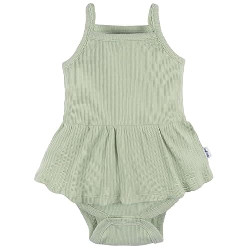Gerber Baby Girls Multi-Pack Sleeveless Onesies Bodysuit thumbnail 2