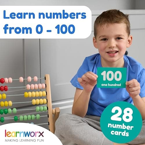 Toddler Learning Flash Cards | Kids Letter Number Alphabet Animal Color Words Flashcards | Large Cards Ideal for Preschool Kindergarden Pre K Educational | Flashcards 12 Months - 5 Years thumbnail 8