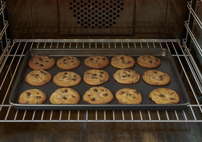 GoodCook Everyday Nonstick Baking Sheet Set, 3 Pack Includes Small (13×9) Medium (15×1) and Large (17×11) Pans Carbon Steel Construction Cookie Sheets Bakeware Set, Gray thumbnail 4