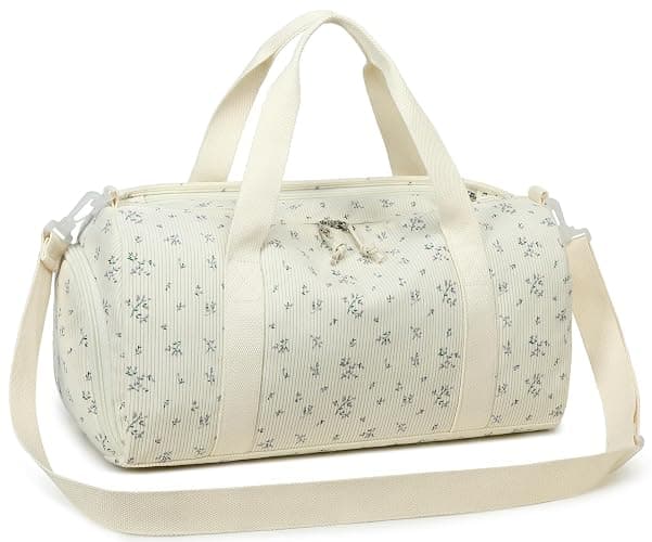 BTOOP Duffle Bag for Gym Sports Women Girls Workout Travel Bag Weekender with Shoe Compartment and Wet Pocket thumbnail 8