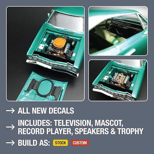AMT 1968 Plymouth Road Runner Customizing Kit 1:25 Scale Model Kit thumbnail 3