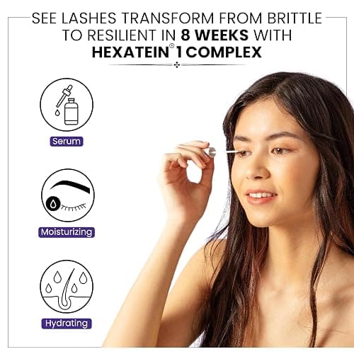 RapidLash Eyelash Enhancing Serum with HEXATEIN 1 Complex – Lash Serum for Eyelashes Conditioning & Hydrating – Longer-Looking, Fuller and Thicker Appearing Lashes – 3 mL / 0.1 fl oz thumbnail 4