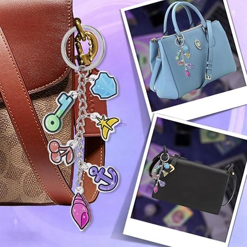 JRRZETA Katseye Keychain Merch,Soothing Shell,Limitless Key,Guardian Shield,Dual Cherry,Stellar Tiara,Dream Anchor for Fans thumbnail 5